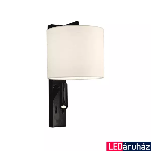 Viokef MAYOR fali lámpa, fekete, E27 LED foglalattal, 190 lm, VIO-4229500