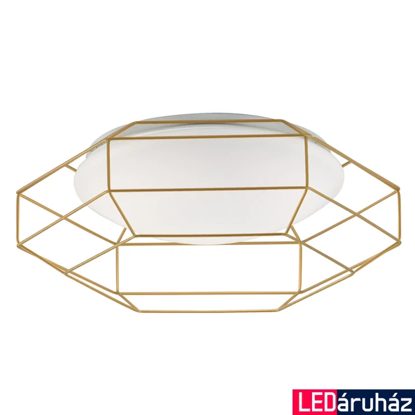 Viokef MONTE mennyezeti lámpa, integrált foglalattal, arany, 3000K melegfehér, beépített LED , 960 lm, VIO-4227401