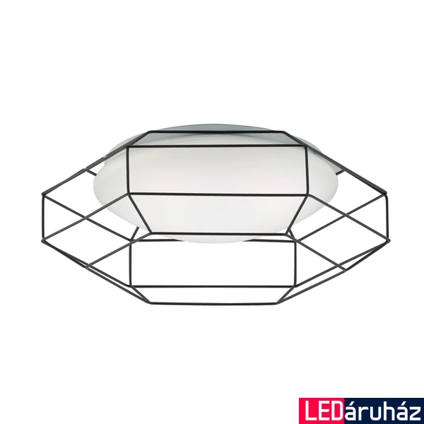Viokef MONTE mennyezeti lámpa, integrált foglalattal, fekete, 3000K melegfehér, beépített LED , 960 lm, VIO-4227400