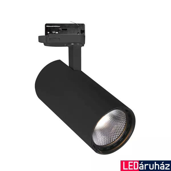 Viokef NESTOR sínre szerelhető lámpa, integrált foglalattal, fekete, beépített LED , 1200 lm, VIO-4214701