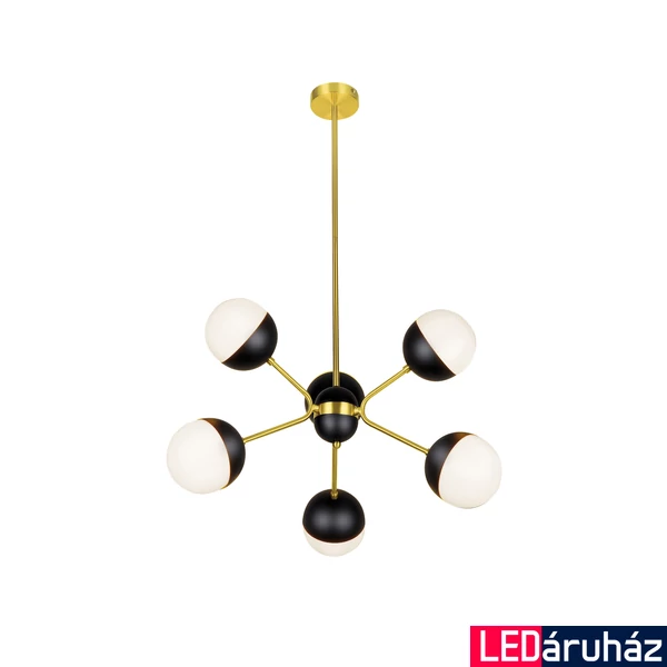 Viokef ORBIT több ágú függeszték, 6 foglalattal, arany, G9 foglalattal, VIO-4221900