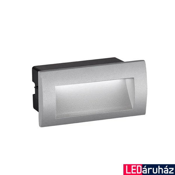 Viokef RIVA beépíthető lámpa szürke, 3000K melegfehér, beépített LED, 210 lm, VIO-4124900