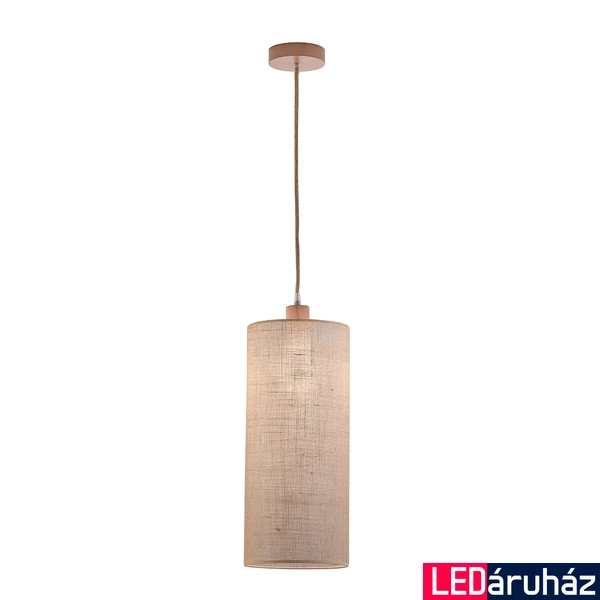 Viokef SENSO 1 ágú függeszték, fa, E27 foglalattal, VIO-4216300