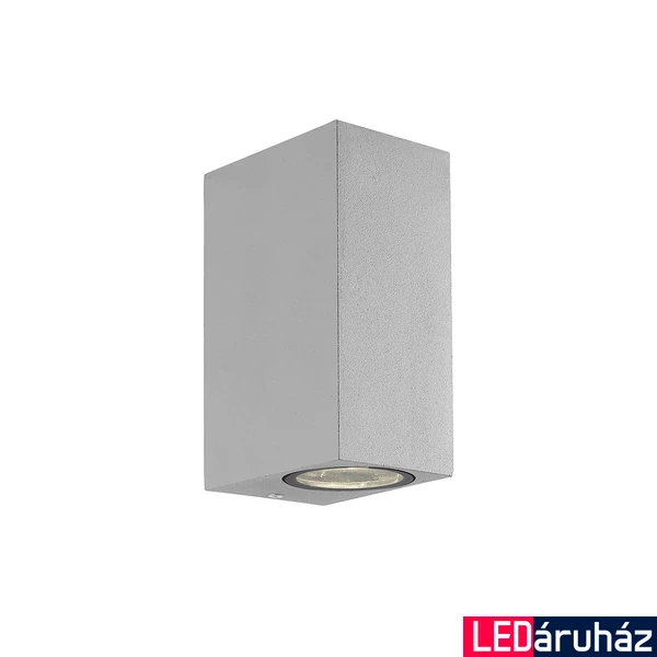 Viokef TILOS fali lámpa, 2 foglalattal, szürke, GU10 foglalattal, VIO-4099402