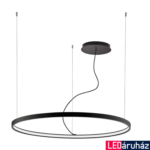 Viokef VERDI 1 ágú függeszték, integrált foglalattal, fekete, 3000K melegfehér, beépített LED , 4200 lm, VIO-4224400