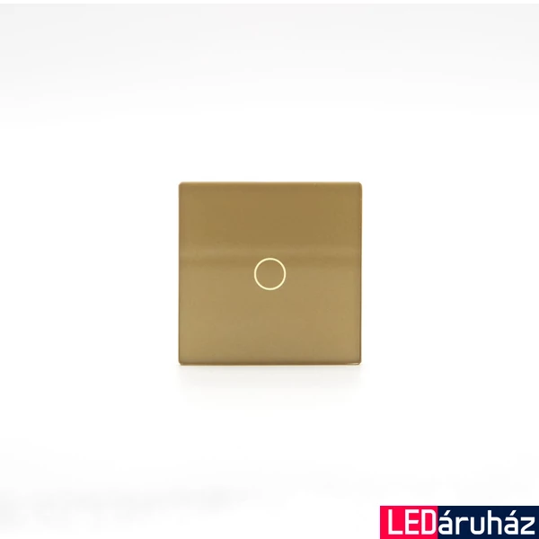 Z-Switch 1-es (1G) kis üveg kapcsoló panel Arany