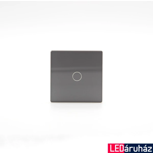 Z-Switch 1-es (1G) kis üveg kapcsoló panel Szürke