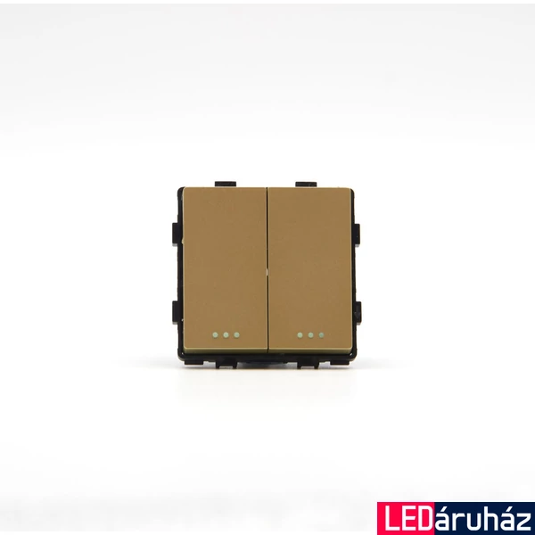Z-Switch 106+6-os dupla váltó/alternatív (2G-2W) billenőkapcsoló Arany