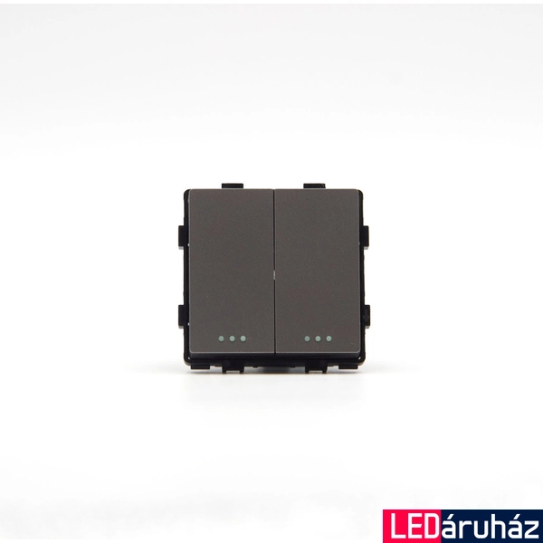 Z-Switch 106+6-os dupla váltó/alternatív (2G-2W) billenőkapcsoló Szürke