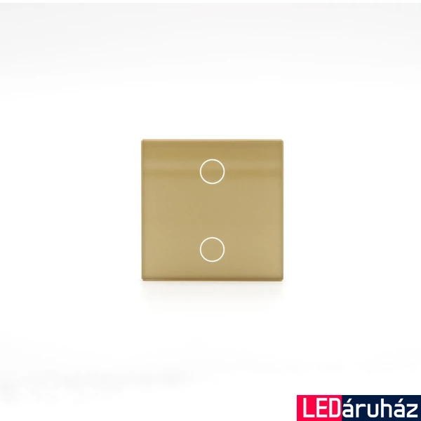 Z-Switch 2-es (2G) kis üveg kapcsoló panel Arany