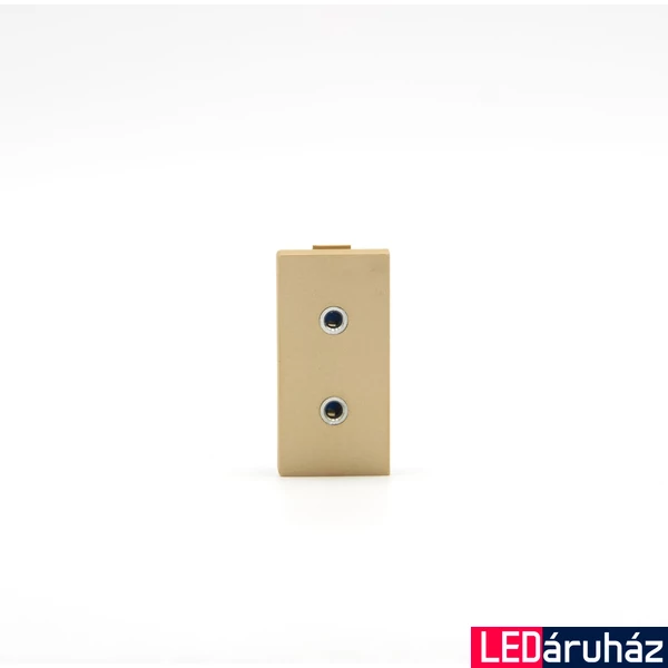 Z-Switch 2xJack aljzat (3,5) (1/2-es alkatrész) Arany