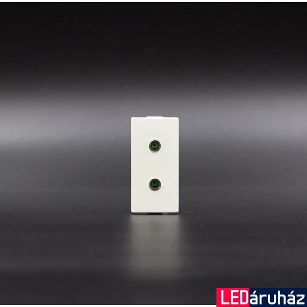 Z-Switch 2xJack aljzat (3,5) (1/2-es alkatrész) Fehér