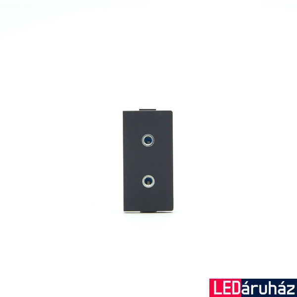 Z-Switch 2xJack aljzat (3,5) (1/2-es alkatrész) Fekete