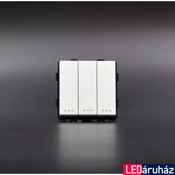 Z-Switch 3x101-es kapcsoló (3G1W) billenőkapcsoló Fehér