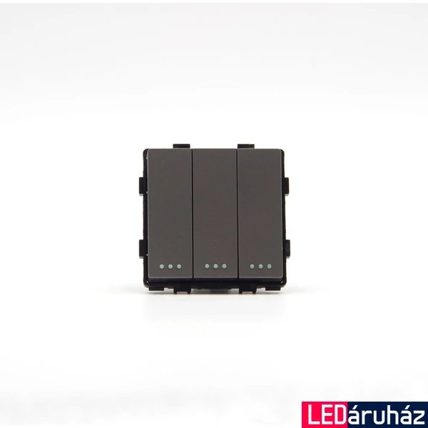 Z-Switch 3x106-os váltó/alternatív kapcsoló (3G2W) billenőkapcsoló Szürke
