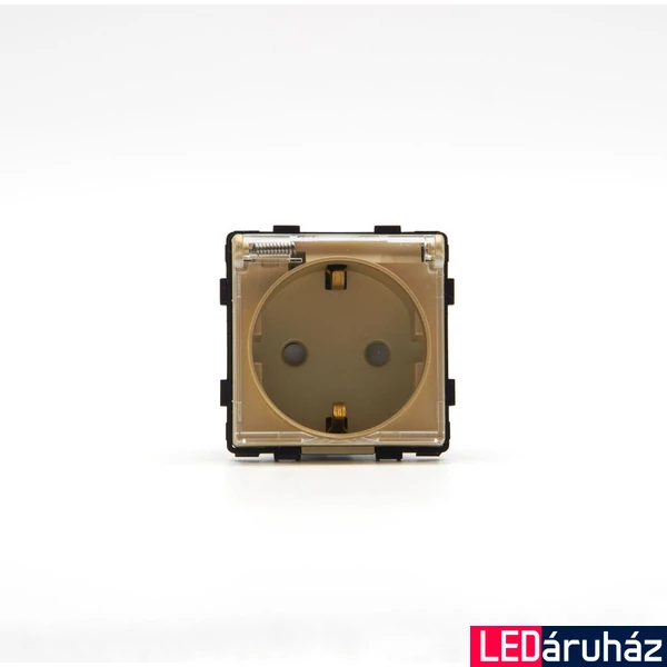 Z-Switch Dugalj 230V csapfedeles IP44 (2P+F) Arany