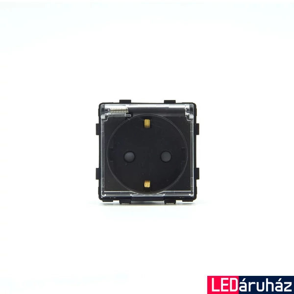 Z-Switch Dugalj 230V csapfedeles IP44 (2P+F) Fekete