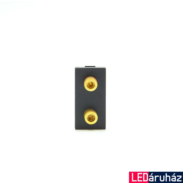Z-Switch Hangszóró aljzat 2es Sztereó (1/2es alkatrész) Fekete