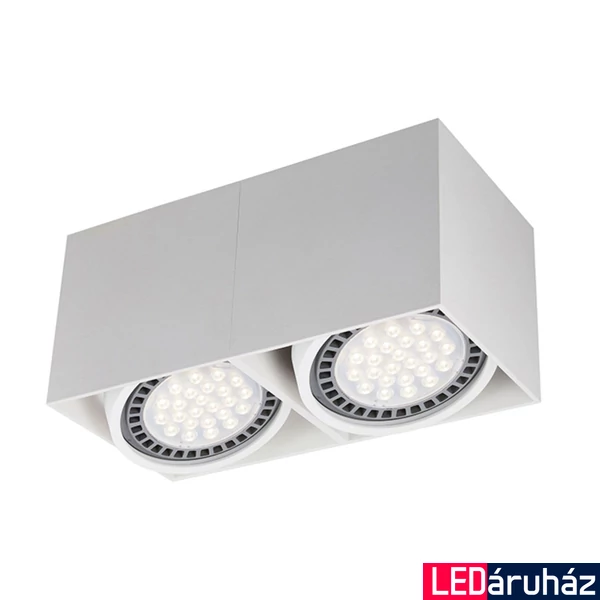 Zuma Line Box mennyezeti lámpa, fehér, GU10, 2x15W, ZU-ACGU10-116-N