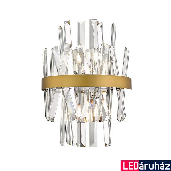 Zuma Line Constantinople fali lámpa, arany, G9, 2x28W, ZU-W0567-02D-B57G