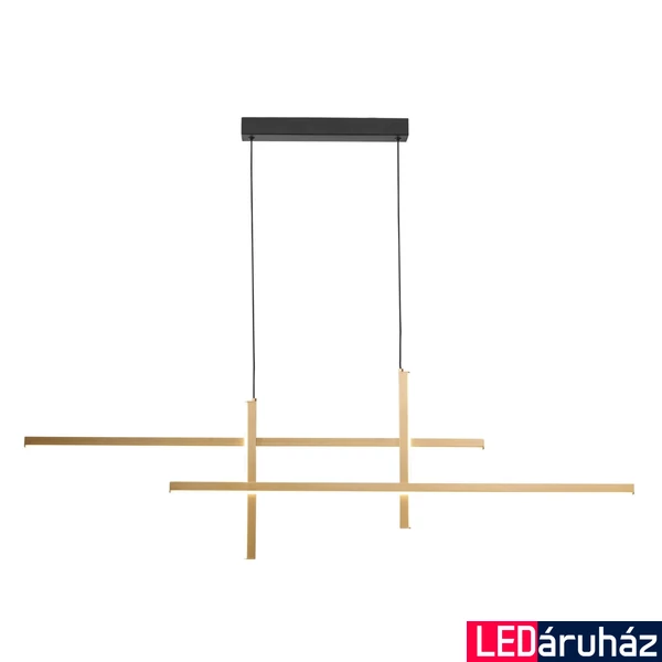 Zuma Line Edge LED függeszték, arany, 3000K melegfehér, Beépített LED, 1x42W, 1600 lm, ZU-22008P-BK-GD