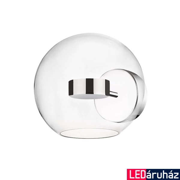 Zuma Line Enceladus LED fali lámpa, króm, 3000K melegfehér, Beépített LED, 1x5W, 500 lm, ZU-W0428-01D-F4AC