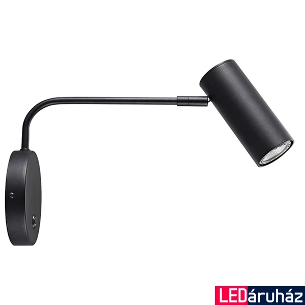 Zuma Line Tubo fali lámpa, fekete, GU10, 1x35W, ZU-20034-BK-N