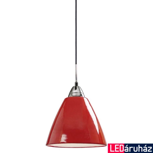 NORDLUX Read piros függő lámpa fényforrás nélkül E27 foglalattal maximum 60W