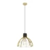 Eglo 43767 Stillington 1 ágú függeszték, fekete díszítéssel, arany, E27 foglalattal, max. 1x40W, IP20