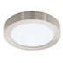 Eglo 900114 Fueva-Z LED panel, falon kívüli, 21cm átmérő, nikkel, kör, 2100 lm, 2700K-6500K szabályozható, beépített LED, 16,5W, IP44, 210mm átmérő