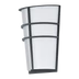 Eglo 94138 Breganzo kültéri fali lámpa, antracit, 360 lm, 3000K melegfehér, beépített LED, 2x2,5W, IP44