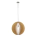 Eglo 94765 Cossano 1 ágú függeszték, fa, E27 foglalattal, max. 1x60W, IP20