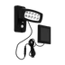 Eglo 98187 Palizzi kültéri fali lámpa, szolár, fekete, 150 lm, 3000K melegfehér, SOLAR-beépített LED, 2W, IP44