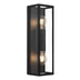 Eglo 99124 Amezola fürdőszobai fali/mennyezeti lámpa, fekete, E27 foglalattal, max. 2x60W, IP44