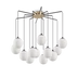 IDEAL LUX RHAPSODY több ágú függeszték, max. 12x28W, G9 foglalattal, réz, 236957