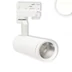 3 fázisú LED reflektor, sínre szerelhető, 15W, 1150 lm, 38°, matt fehér, 4000K természetes fehér