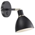 NORDLUX Ray fali lámpa, fekete, E14, max. 40W, 12cm átmérő, 63191003