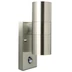 NORDLUX Tin Sensor kültéri fali lámpa, szálcsiszolt, GU10, max. 2X35W, 21279934
