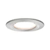Paulmann 93493 Nova fürdőszobai beépíthető lámpa, kerek, fix, 3-step-dimming, szálcsiszolt, 2700K melegfehér, Coin foglalat, 460 lm, IP44