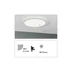 Paulmann 95390 LED Recessed panel mennyezeti lámpa, fehér, 4000K természetes fehér, beépített LED, 2460 lm, IP20