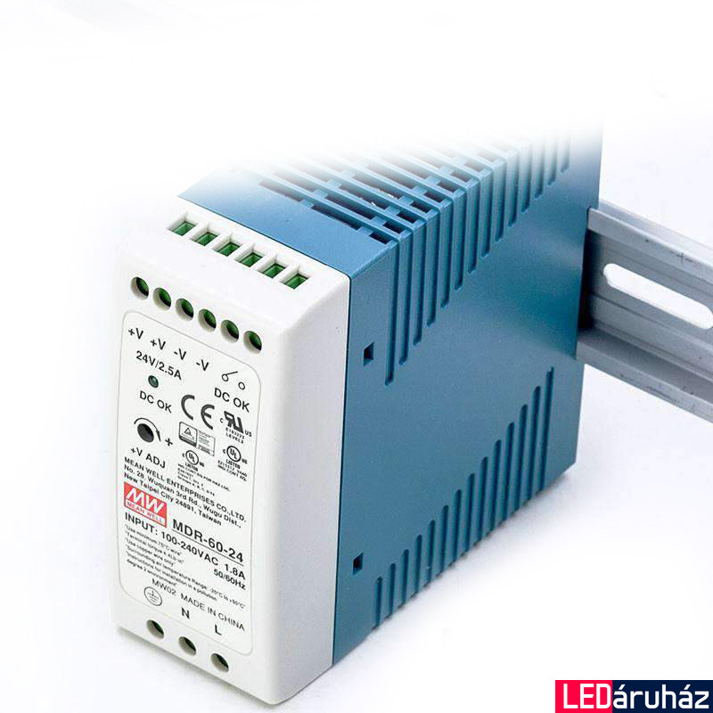 Mean Well MDR-60-24 60W/24V/0- tápegység