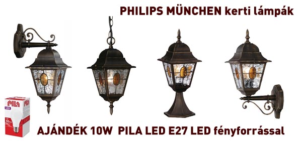 Philips Massive Pila LED kerti kültéri lámpa akció