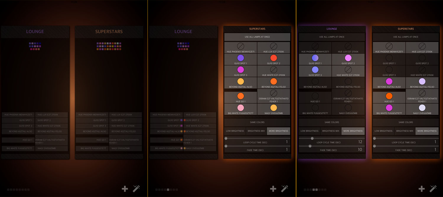 Huedini - Philips hue hangulatfény vezérlés - relax